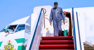 Buhari back to Abuja after Egypt trip