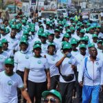 As part of the activities to commemorate the Delta State Public Service Week, civil servants in the state participated in a ‘Walk for Health’