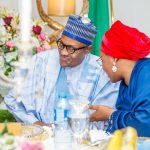 President Muhammadu Buhari with First Lady Aisha Buhari