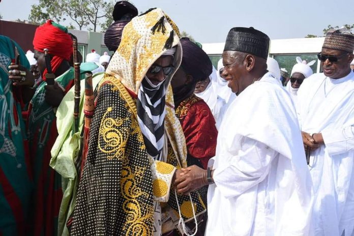 Emir-Sanusi-and-Ganduje-at-eid-prayer-ground-696×464