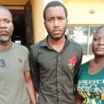 L-R: Segun Philip, Adeeko Owolabi, Adeeko’s mother