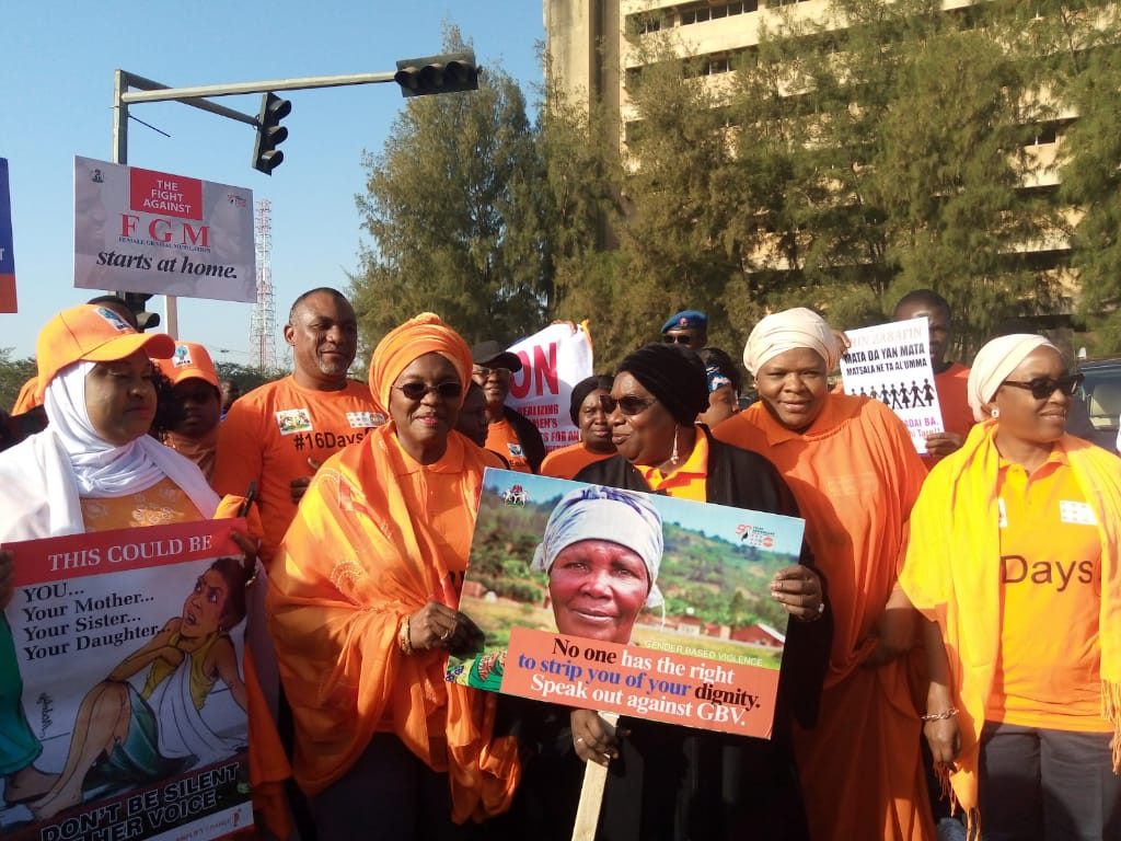 Kaduna: Acting Governor leads walk against rape, gender-based violence