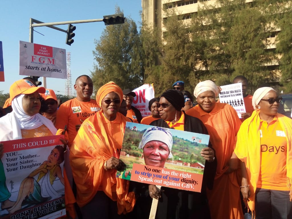 Kaduna: Acting Governor leads walk against rape, gender-based violence