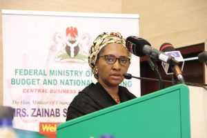 Minister of Finance, Budget and National Planning, Mrs Zainab Ahmed