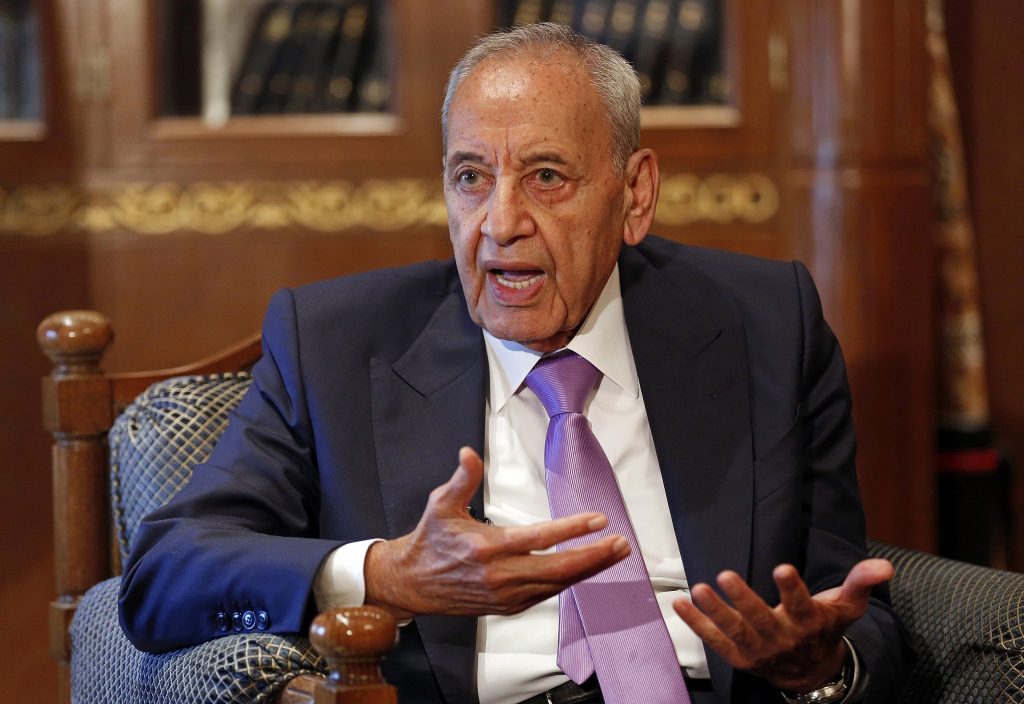 Lebanese House speaker warns against famine in Lebanon