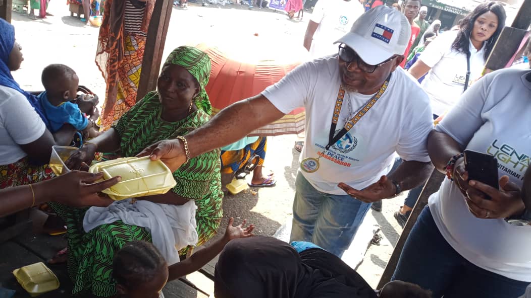 Members feeding the inmates