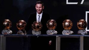 Messi wins sixth Ballon d’Or award