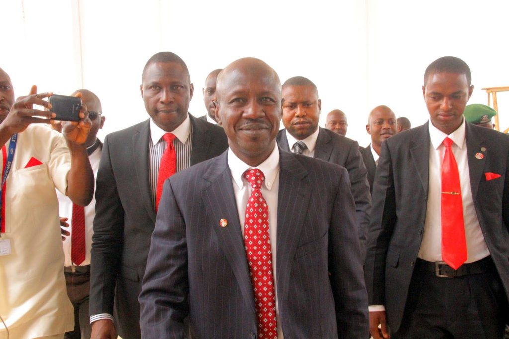 EFCC Ag. Chairman Ibrahim Magu