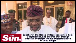VIDEO: Gbajabiamila speaks on 2020 budget
