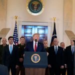 President Trump addressing the nation after Iran launched missiles at two military bases housing U.S. troops in Iraq