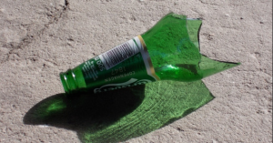 Broken-bottle