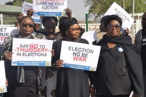 Kaduna Rerun: Women groups walk for peaceful, free, fair elections