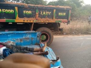 Many feared dead as tipper truck, commercial bus collide in Enugu