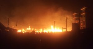 Fire guts Amu market in Mushin, goods worth billions destroyed