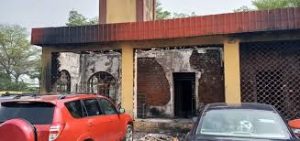 Fire guts part of Urhokpota hall in Benin