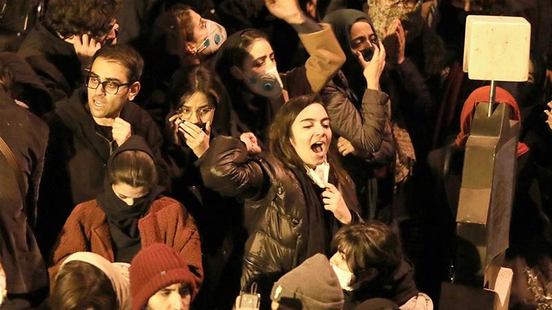 Iranian protesters demand Ayatollah’s resignation over downing of Ukrainian jet