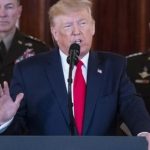 Trump while addessing Americans