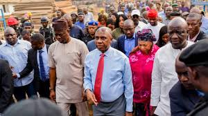 “Today (Monday), Oyo State Governor is accompanying us on the monthly inspection of work on the Lagos-Ibadan rail line.