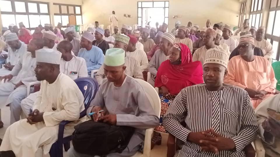 Cross-section of Coaches, Mentors trained by the Kebbi State Ministry of Basic and Secondary Education to monitoring Primary one teachers across 21 LGAs