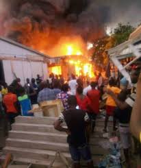 Fire razes 150 shops in Ebonyi market