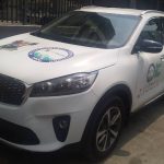 Kia Sorento during the 5th Lagos marathon