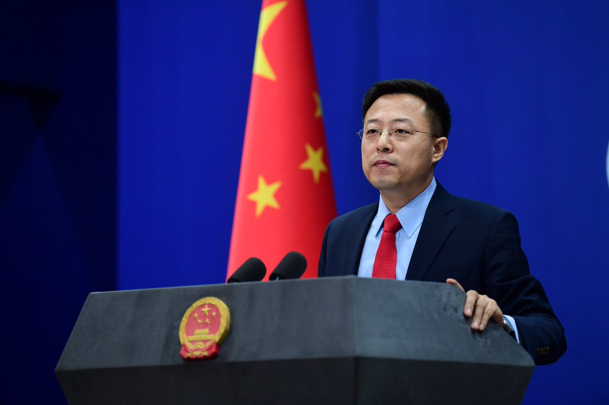 Ministry of Foreign Affairs of the People’s Republic of China, Zhao Lijian