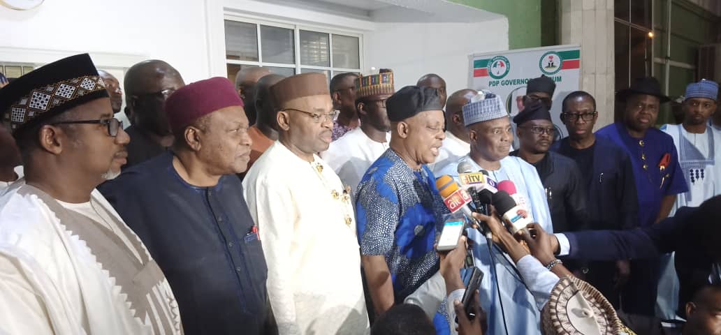 PDP governors at the meeting