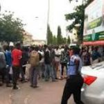 Security agents disperse anti-Oshiomhole protesters at APC secretariat