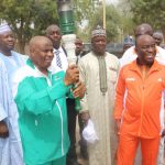 Tambuwal receeiving the unity tourch