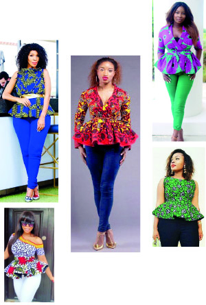latest peplum blouse