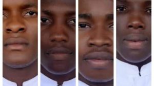 one of the four students of Catholic Good Shepherd Major Seminary, Kaduna,