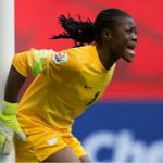 uper Falcons goalkeeper, Precious Dede