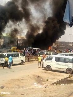 15 injured, vehicles torched as factional transport unions clash in Anambra