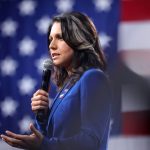 2020 Democratic U.S. presidential candidate and U.S. Rep. Tulsi Gabbard speaks during the Presidential Gun Sense Forum in Des Moines