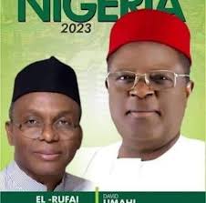 2023- Umahi disowns presidential campaign posters with el-Rufai
