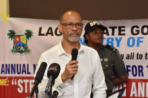 Lagos State Commissioner for Health Akin Abayomi