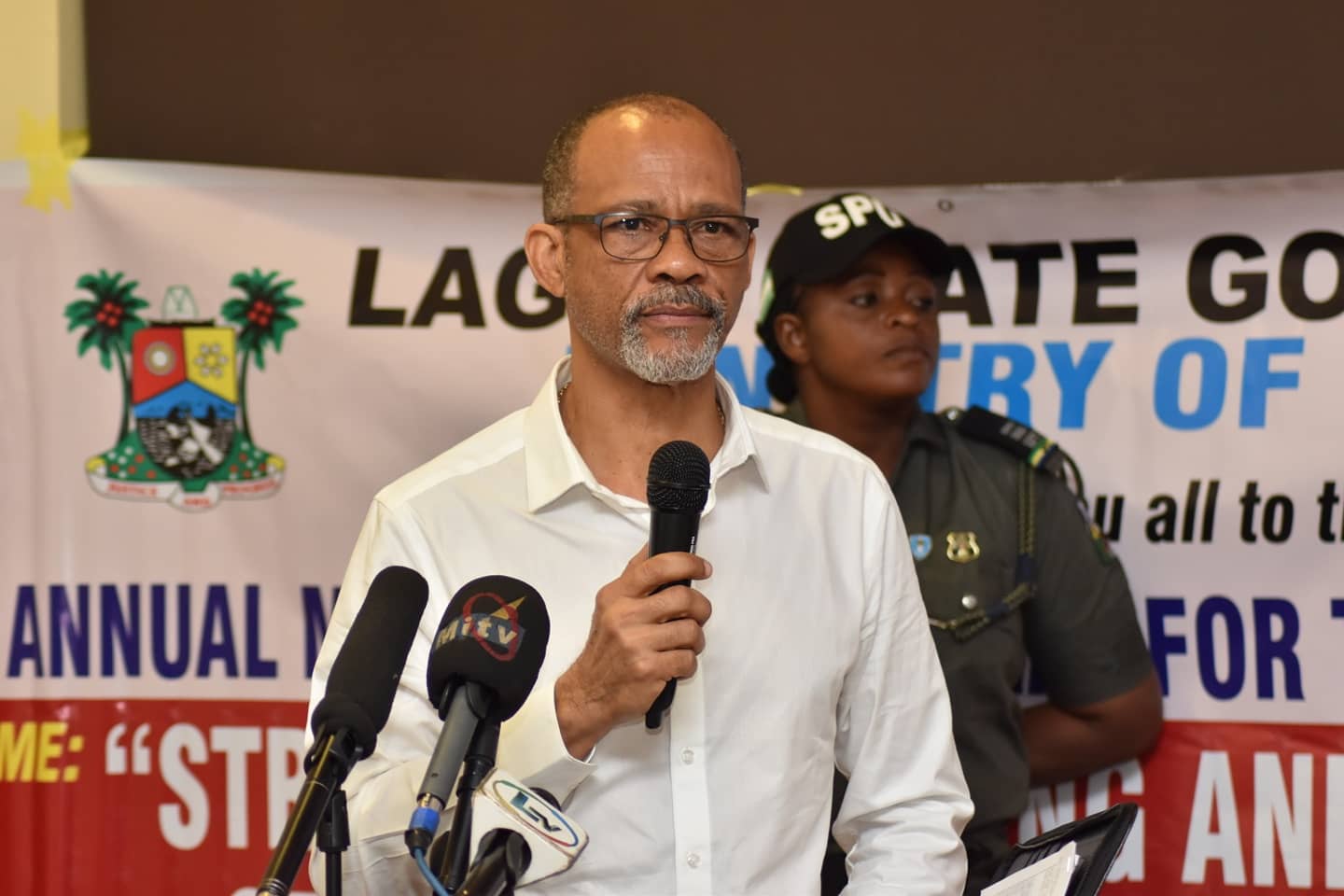 Lagos State Commissioner for Health Akin Abayomi