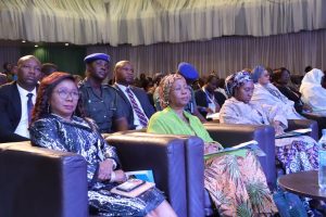 Seated (L-R): Mary Uduk, Maryam Katagun, Zainab Ahmed