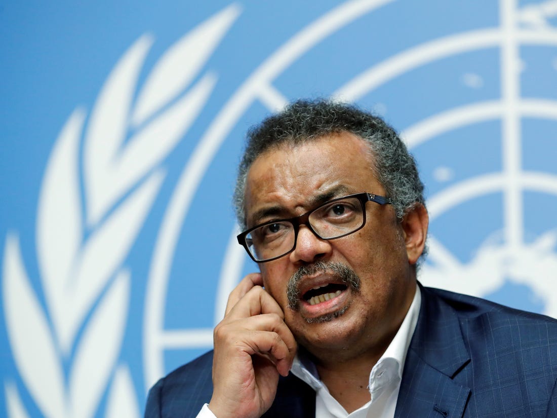 WHO Director Tedros Adhanom Ghebreyesus