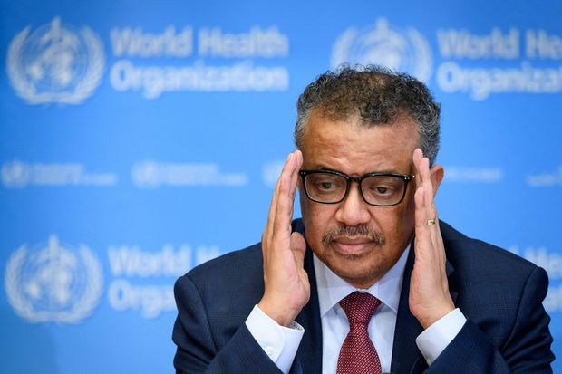 WHO Director Tedros Adhanom Ghebreyesus