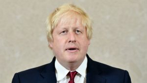 British Prime Minister Boris Johnson
