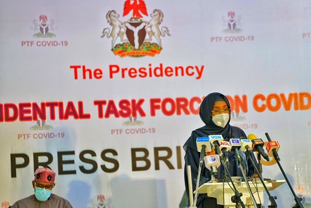 Minister of Humanitarian Affairs, Disaster Management and Social Development Sadiya Umar Farouq