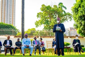 The Presidential Task Force on COVID-19 on a visit to Lagos (Tuesday, April 7th, 2020)