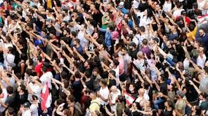Lebanese protesters