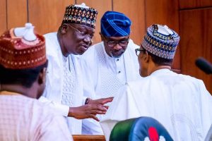 National Assembly yesterday met with President Muhammadu Buhari