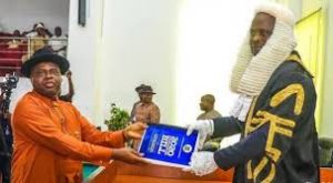 Senator Douye Diri,  has presented an appropriation bill