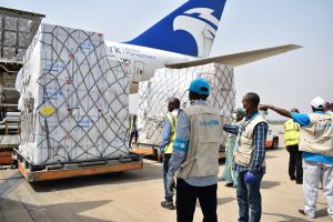 UN supply deliveries on COVID-19 at Nnamdi Azikiwe International Airport, Abuja