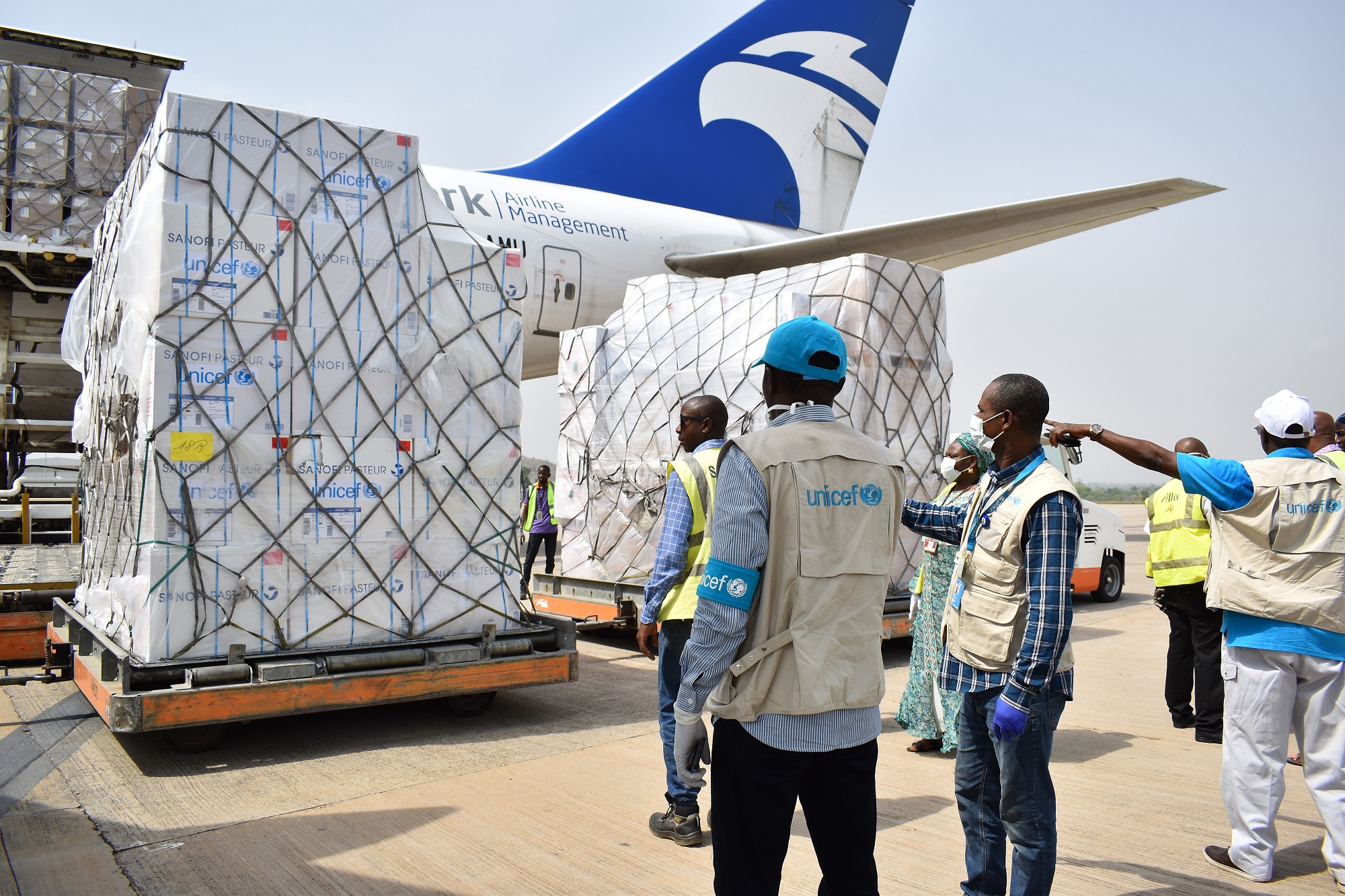 UN supply deliveries on COVID-19 at Nnamdi Azikiwe International Airport, Abuja