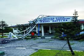 destruction of Bayelsa Radio