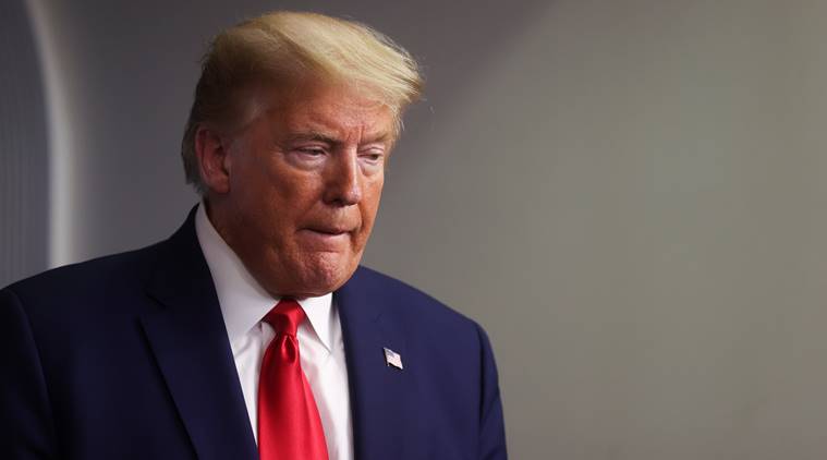 U.S. President Trump leads daily coronavirus response briefing at the White House in Washington